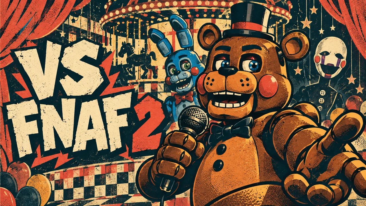 Friday Night Funkin vs FNAF 2 thumbnail